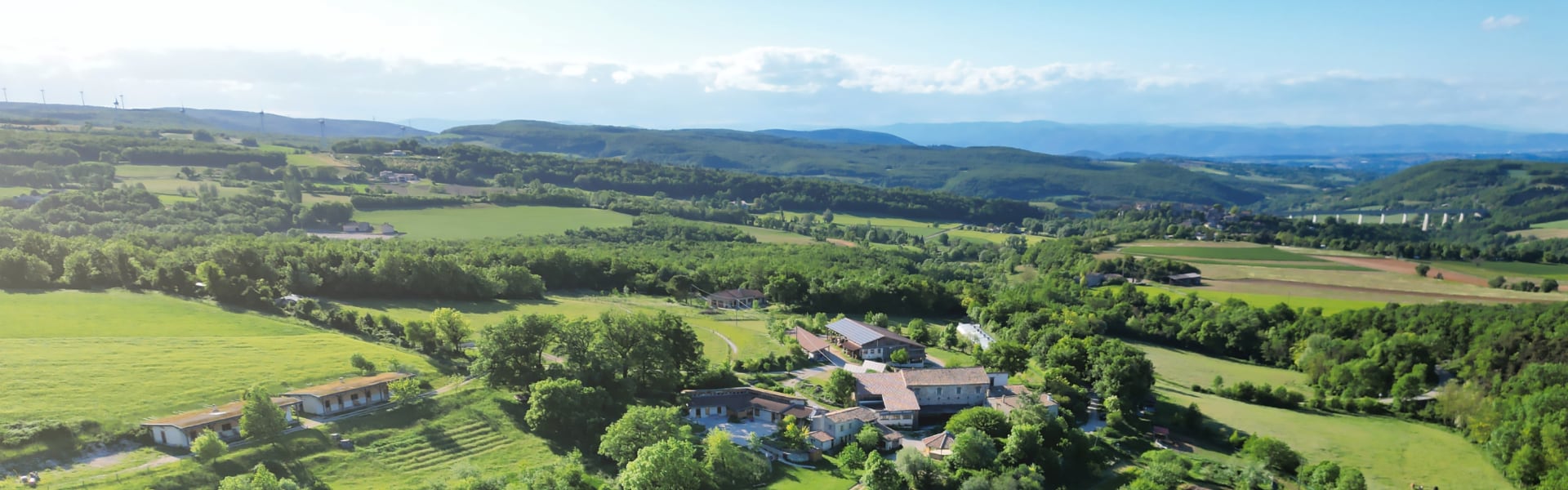 Les Amanins - vue panoramique