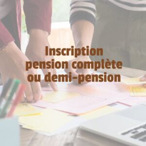 Formation Intelligence Collective - Inscription pension complète et demi pension
