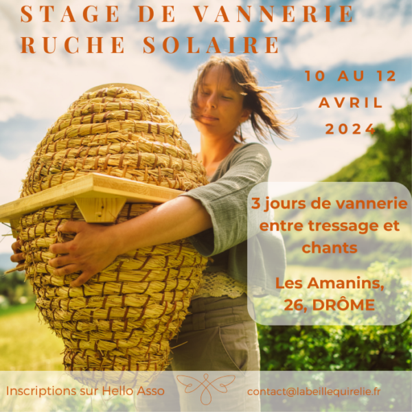 Stage vannerie ruche solaire